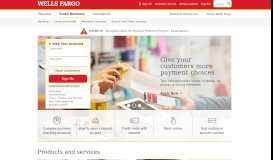 
							         Wells Fargo Small Business - Online and Business Banking, Lending ...								  
							    