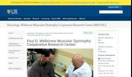
							         Wellstone Muscular Dystrophy Research Center - Neurology ... - URMC								  
							    