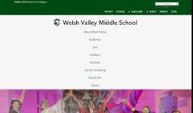 
							         Welsh Valley Middle School - Lower Merion School District								  
							    