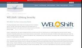 
							         WELShift: Lifelong Security | Wesley Enhanced Living								  
							    