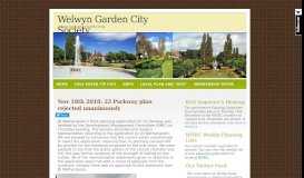 
							         Welwyn Garden City Society » Nov 18th 2018: 22 Parkway plan ...								  
							    