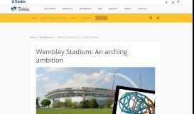 
							         Wembley Stadium: An arching ambition | Tekla								  
							    