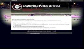 
							         Wengage Portal - Grandfield Public Schools								  
							    