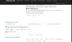 
							         Wengage skiatook login Results For Websites Listing								  
							    