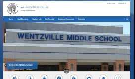 
							         Wentzville Middle / Homepage - Wentzville School District								  
							    