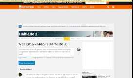 
							         Wer ist G - Man: Half-Life 2 - Spieletipps								  
							    