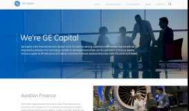 
							         We're GE Capital | GE Capital								  
							    