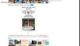 
							         Weslaco East High School - WikiVisually								  
							    
