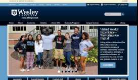 
							         Wesley College | Great Things Await								  
							    