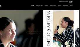 
							         Wesley College – YOUR DREAM HOUR								  
							    