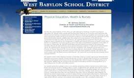 
							         West Babylon Union Free School District District | Director of Physical ...								  
							    