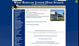
							         West Babylon ... - West Babylon Union Free School District Schools								  
							    