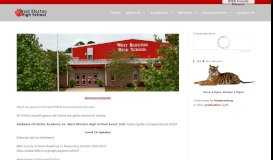 
							         West Blocton High School – Home of the Tigers								  
							    