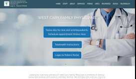 
							         West Cary Family Physicians | Family Medicine Doctors in Cary, NC								  
							    
