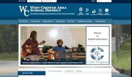 
							         West Chester Area School District								  
							    