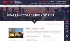 
							         West Chester | Cardiology Consultants of Philadelphia								  
							    