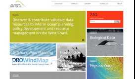 
							         West Coast Ocean Data Portal | Home								  
							    