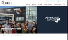 
							         West College Scotland - College Development Network								  
							    