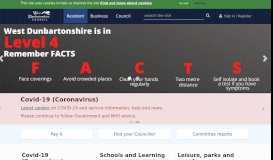 
							         West Dunbartonshire Council: Homepage								  
							    