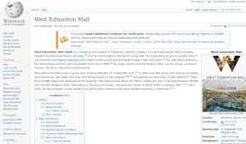 
							         West Edmonton Mall - Wikipedia								  
							    