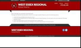 
							         West Essex Foundation for Education - West Essex Regional School ...								  
							    