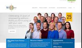 
							         West Front Primary Care | Family Practice Physicians | Traverse City, MI								  
							    