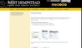 
							         West Hempstead Union Free School District Schools | PowerSchool								  
							    