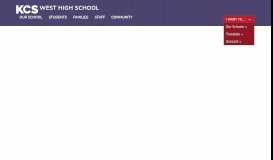 
							         West High School / Homepage - Knox County Schools								  
							    