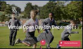 
							         West Hill Park School Hampshire - Prep, Day and Boarding School ...								  
							    