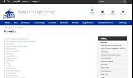 
							         West Hills High School - Parents - Grossmont Union High School District								  
							    