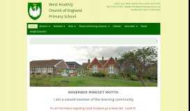
							         West Hoathly Church of England Primary School - Home								  
							    