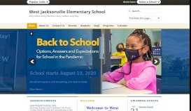 
							         West Jacksonville Elementary / Homepage								  
							    
