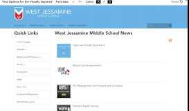 
							         West Jessamine Middle School News - Jessamine County Schools								  
							    
