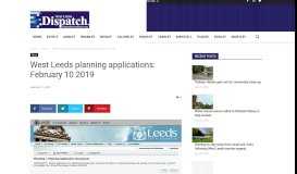 
							         West Leeds planning applications: February 17 2019 | West Leeds ...								  
							    