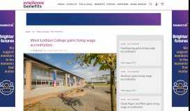 
							         West Lothian Council launches voluntary benefits portal - Employee ...								  
							    