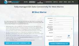 
							         West Marine Fully-managed EDI | B2BGateway								  
							    