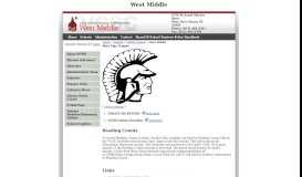 
							         West Middle - Vigo County School Corporation								  
							    