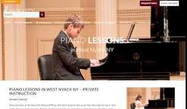 
							         West Nyack NY Piano Lessons - Piano Teacher - Keyboard Instruction								  
							    