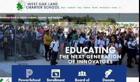
							         West Oak Lane Charter School								  
							    