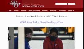 
							         West-Oak Middle School - Google Sites								  
							    