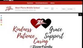 
							         West Plains Middle School / Homepage								  
							    