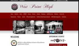
							         West Point High School: Home								  
							    