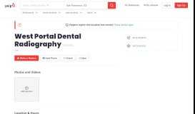 
							         West Portal Dental Radiography - CLOSED - 362 W Portal Avenue ...								  
							    