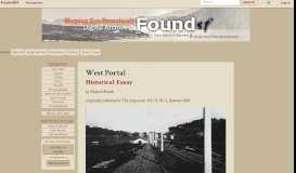 
							         West Portal - FoundSF								  
							    