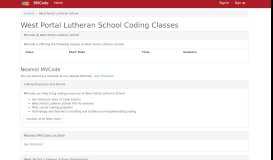 
							         West Portal Lutheran School Code Clubs, Robotics, Coding and ...								  
							    