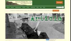 
							         West Portal - Western Neighborhoods Project - San Francisco History								  
							    