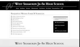 
							         West Shamokin History – Our School – West Shamokin Jr-Sr High ...								  
							    