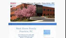 
							         West Shore Family Practice - Home								  
							    