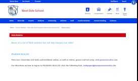 
							         West Side School Academic Intervention Services (AIS) / Math Websites								  
							    