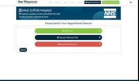 
							         West Suffolk Hospital - Online Appointment Healthcare Platform ...								  
							    